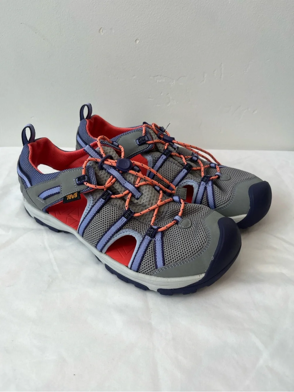 Teva Manatee Kids Water Hiking Sport Sandals Gray Closed Toe Size 7